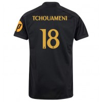 Real Madrid Aurelien Tchouameni #18 Tretí futbalový dres 2023-24 Krátky Rukáv